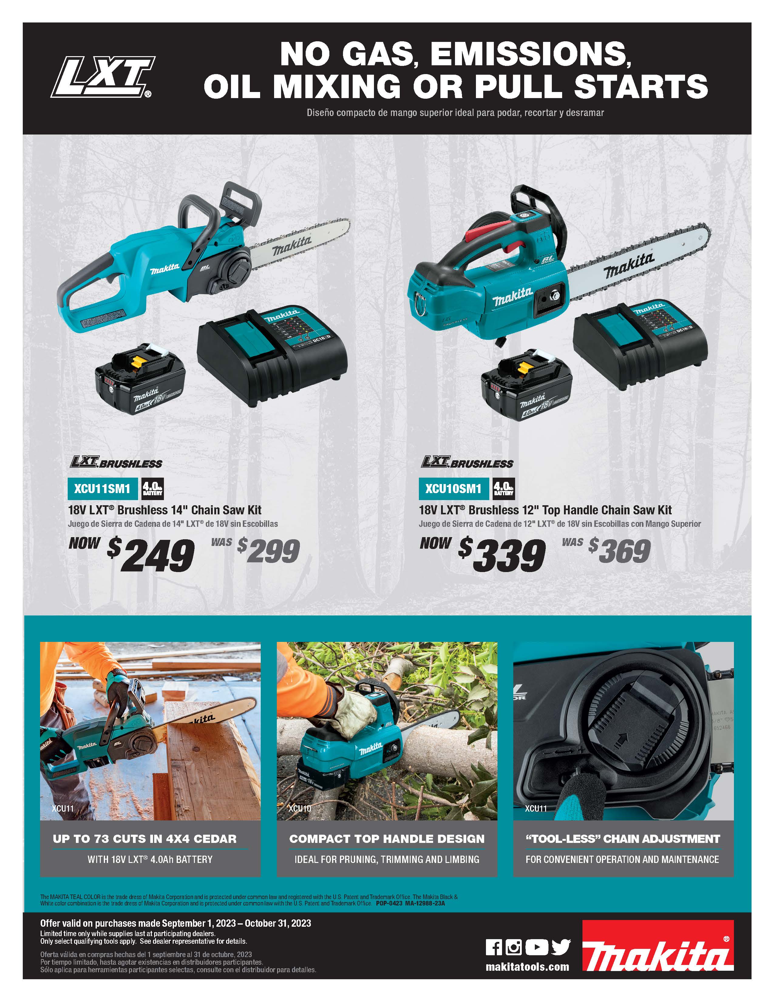 Makita cordless best sale tool specials